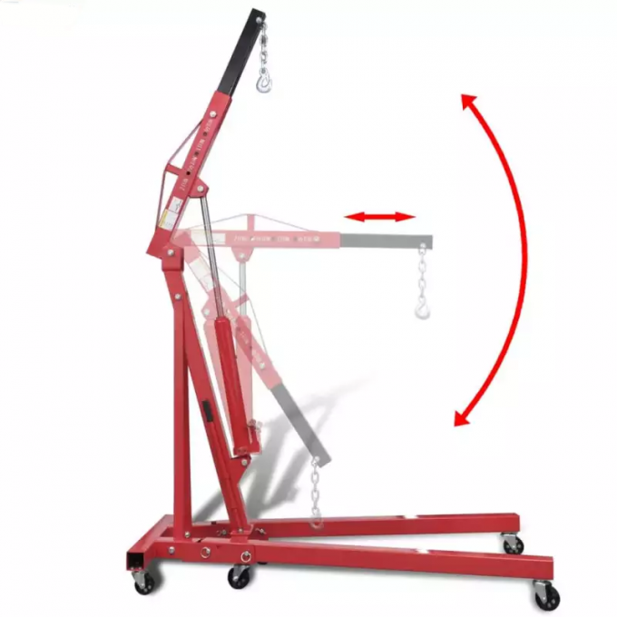 Grue d'atelier motorisée 2 tonnes