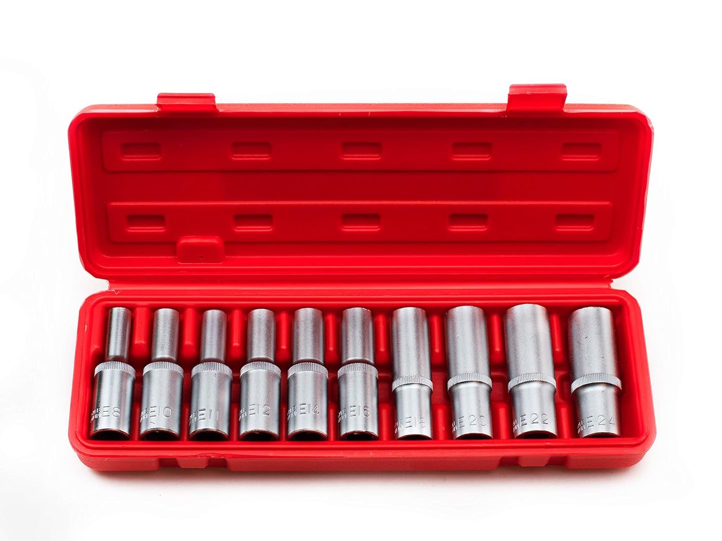 Kit de douilles pour clé Torx, 1/2 pouces, 10 pièces,