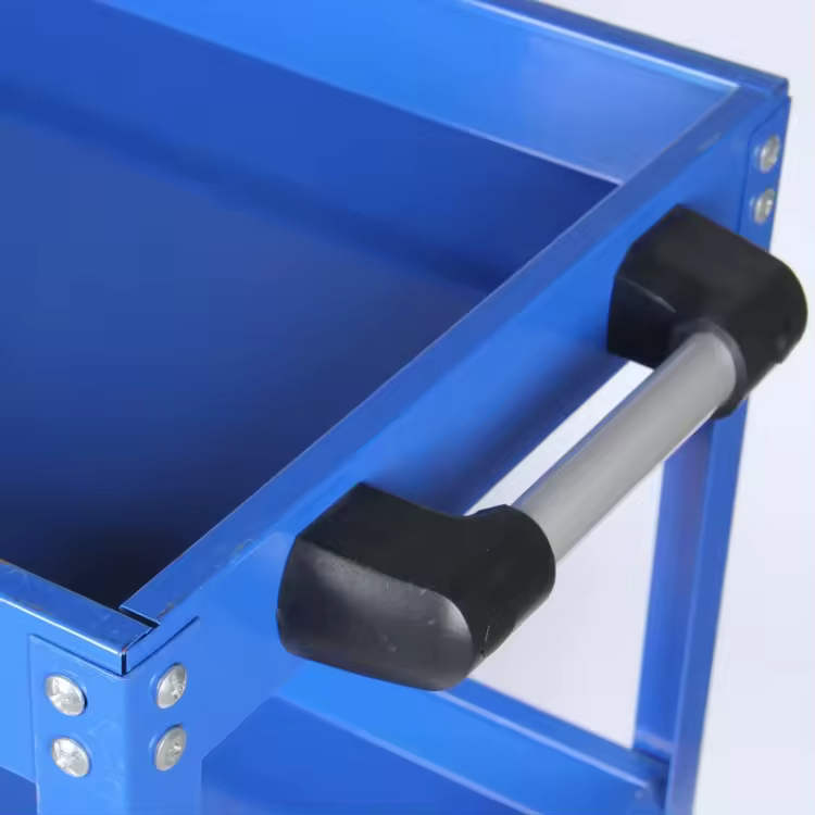 Chariot à outils Bleu en métal 3 étages