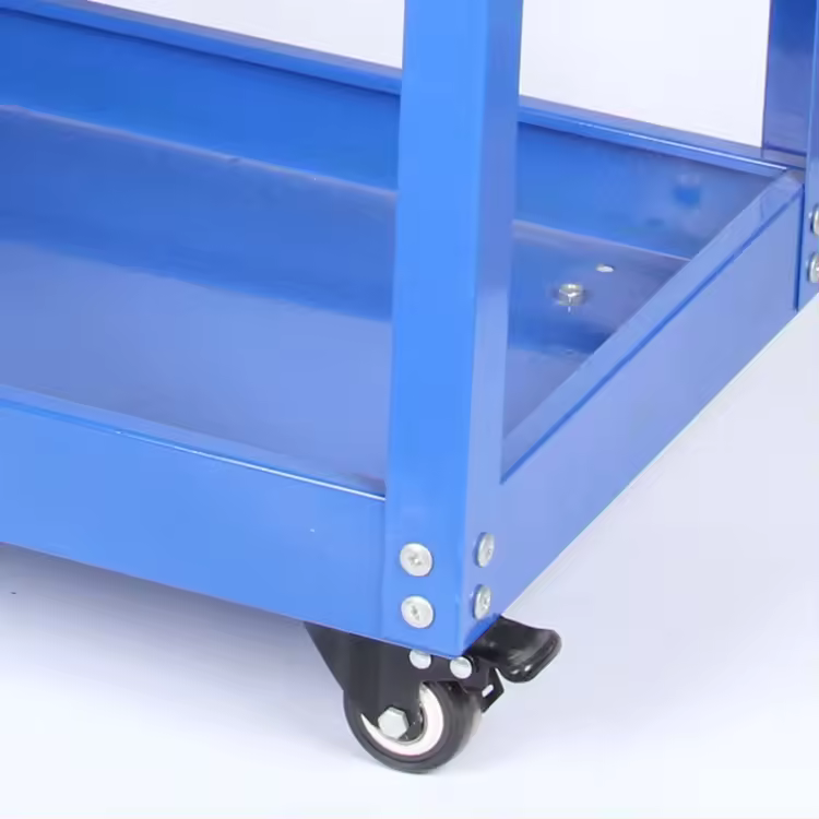 Chariot à outils Bleu en métal 3 étages