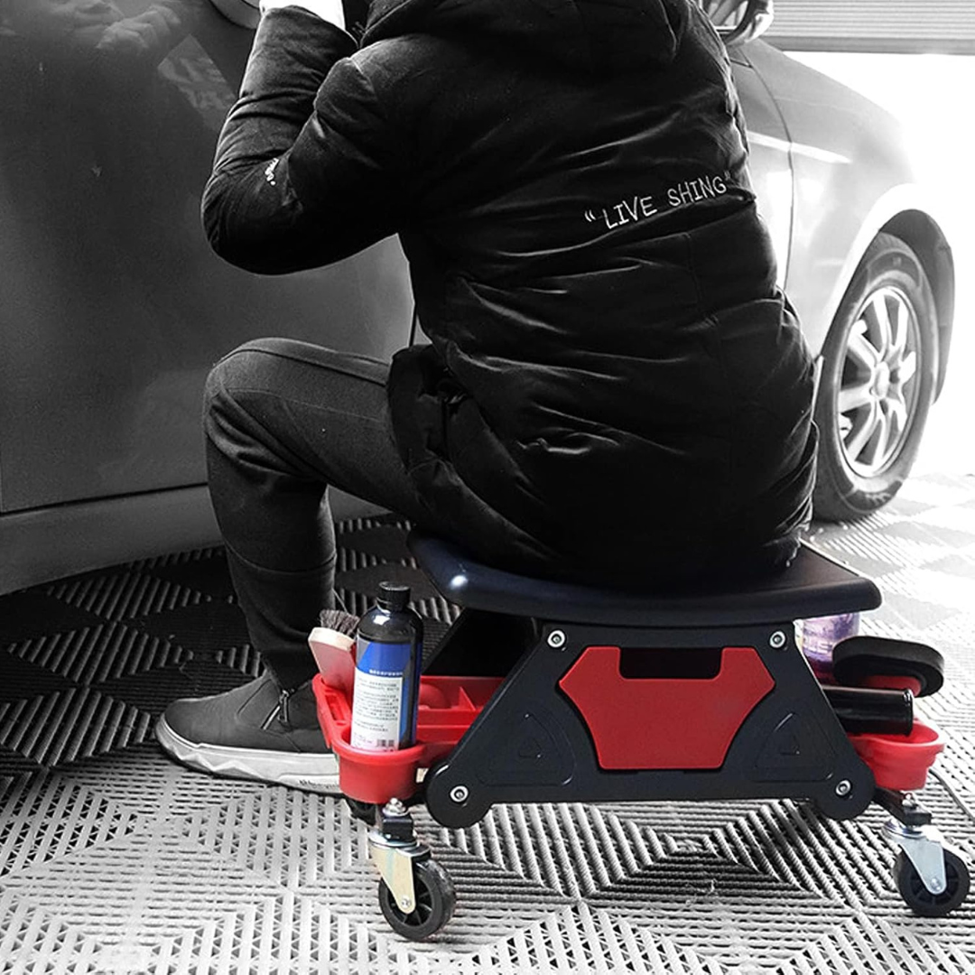 Chaise ergonomique avec espace de rangement intégré