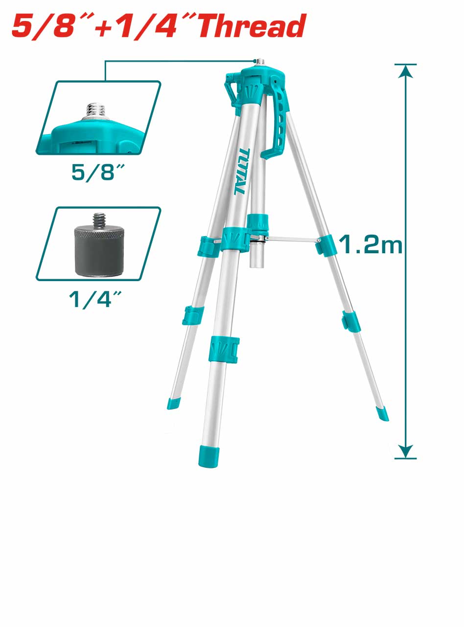 Trépied pour niveaux laser total