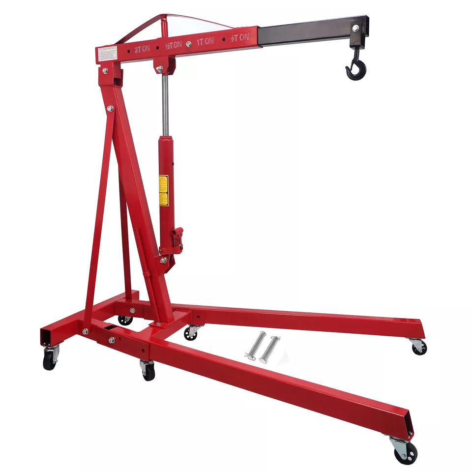 Grue d'atelier motorisée 2 tonnes