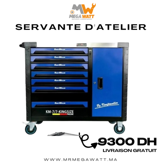 Servante d'atelier KraftMuller 7 tiroirs King size