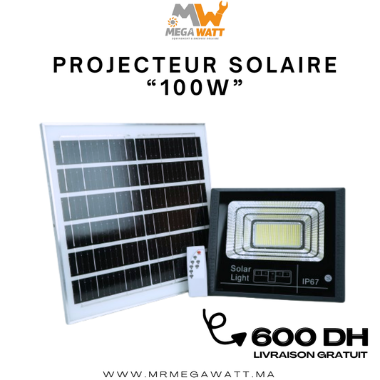Projecteur Solaire"100w"
