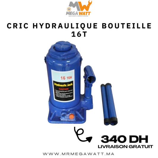CRIC HYDRAULIQUE BOUTELLE 16L