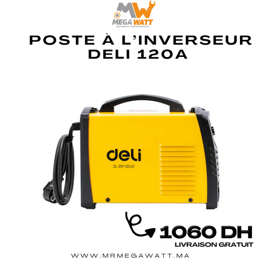 Poste à souder à l'inverseur Deli DL-ZX7-120-E1 120A