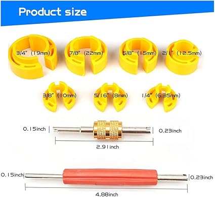 KIT D'OUTILS DE DÉMONTAGE DE CONDUITE DE CARBURANT 16 PCS