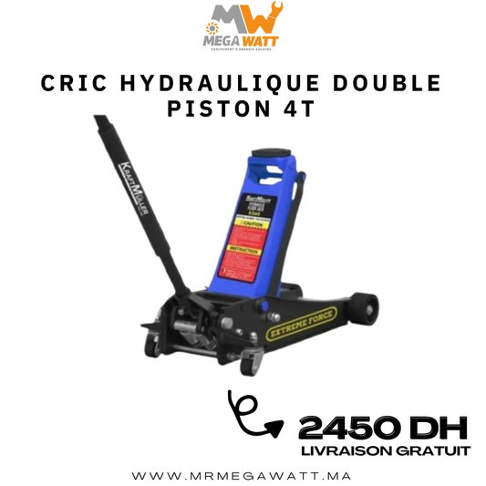 CRIC HYDRAULIQUE DOUBLE PISTON 4T