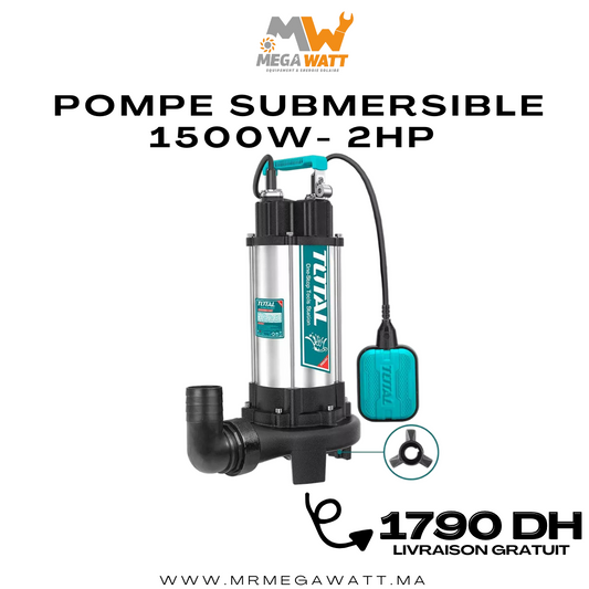 Pompe Submersible 1500W- 2HP