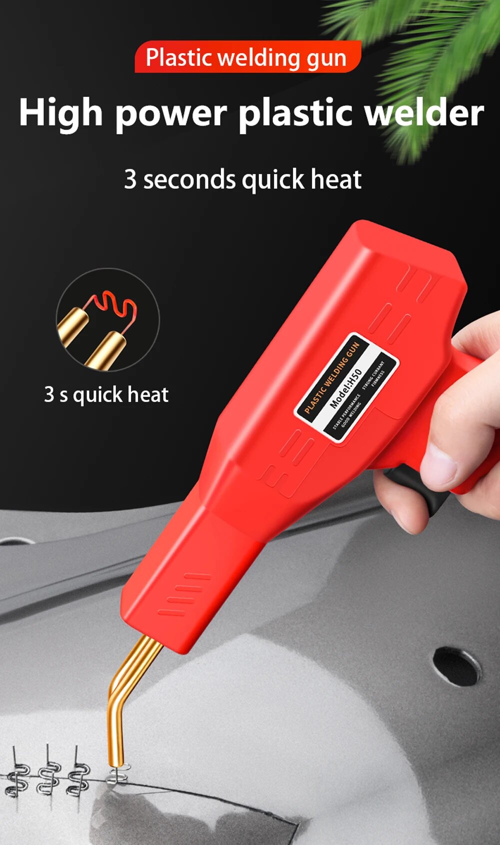 Pistolet de soudage pour le plastique