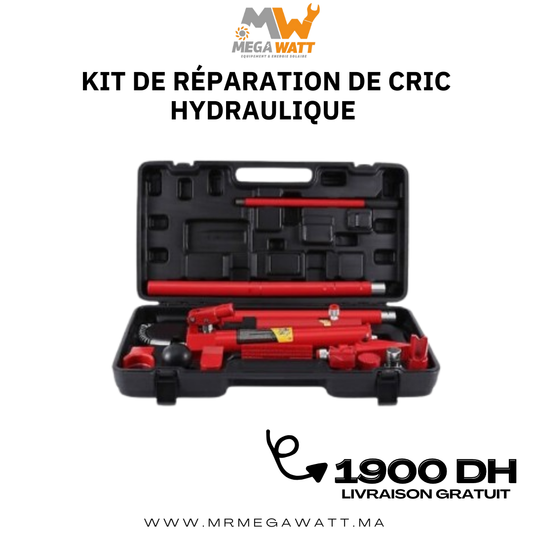 Kit de réparation de cric hydraulique, Ensemble d'outils 10T