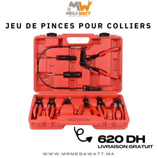 Jeu de pinces pour colliers