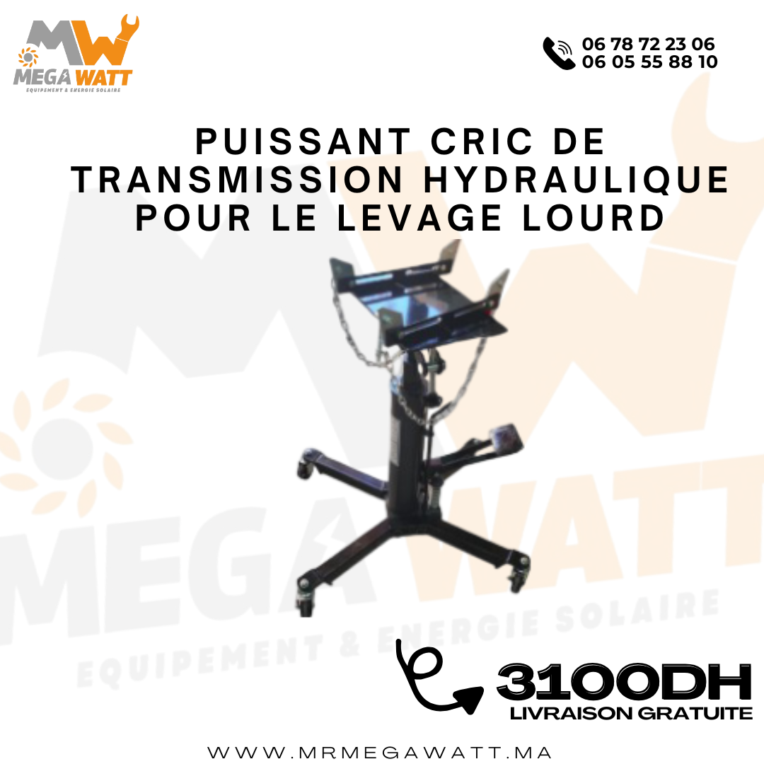 PUISSANT CRIC DE TRANSMISSION HYDRAULIQUE POUR LE LEVAGE LOURD