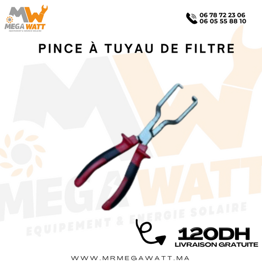 PINCE À TUYAU DE FILTRE