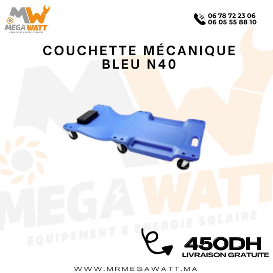 COUCHETTE MÉCANIQUE BLEU N40