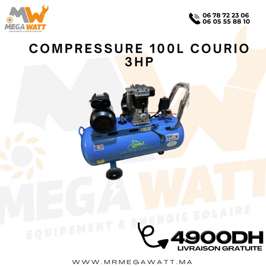 COMPRESSURE 100L COURIO 3HP